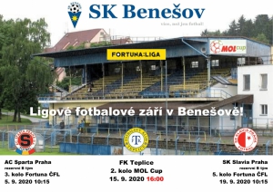 Ligové fotbalové září v Benešově!