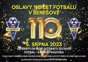 Oslavy 110 let fotbalu v Benešově