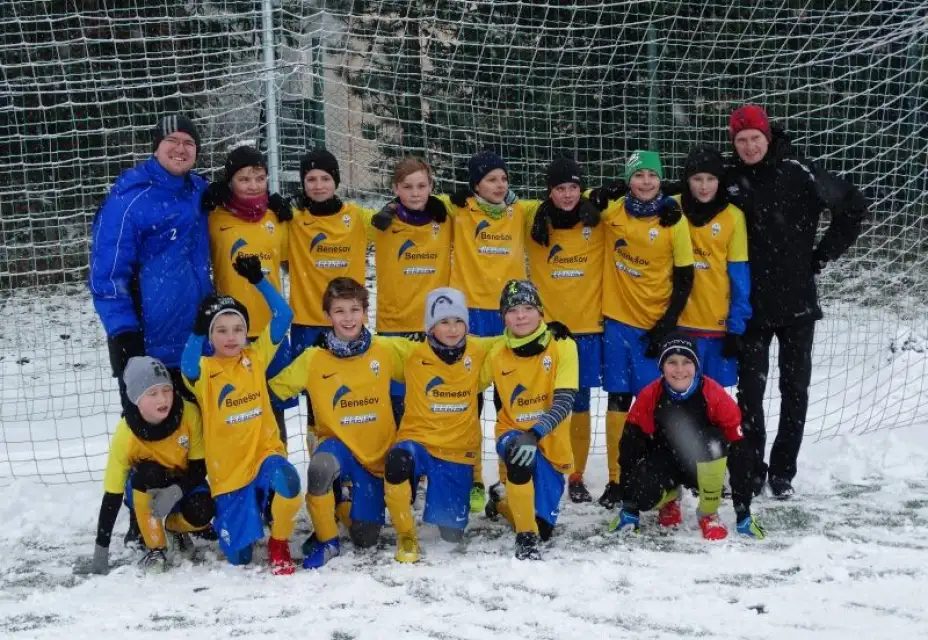 Náš tým U13 porazil v přípravě Aritmu 14:2