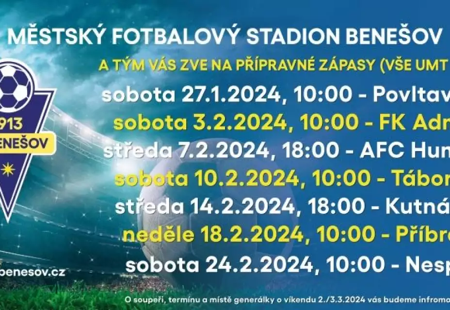 A tým začal zimní přípravu